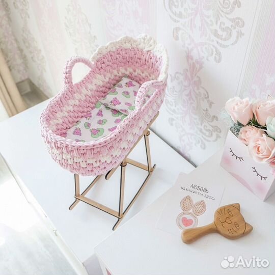 Люлька колыбель переноска для кукол