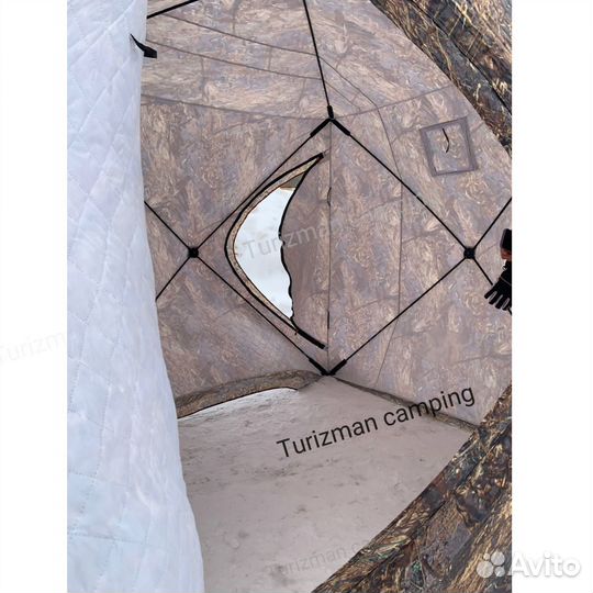 Зимняя палатка куб камуфляж 180,200,220