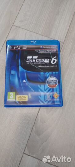 Диск с игрой gran turismo 6 для ps3
