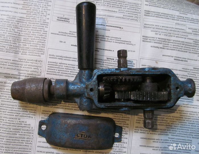 Дрель ручная механическая СССР