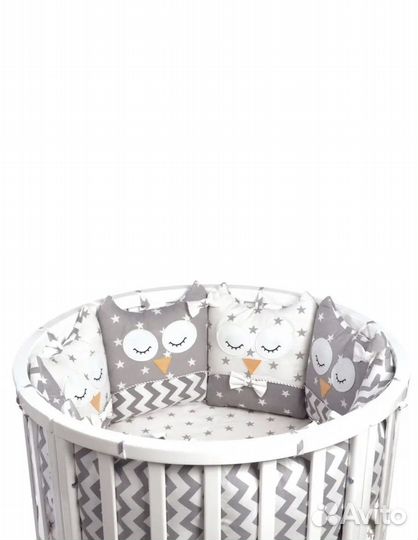 Бортики на детскую кроватку