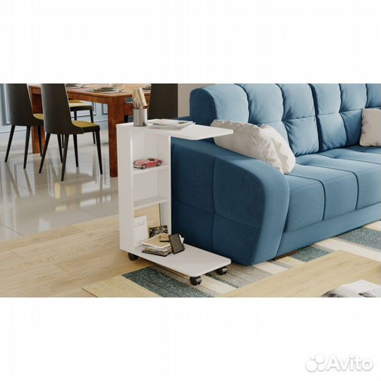 Стол журнальный тип 14 - Белый Ясень