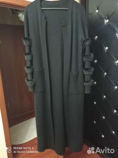 Накидка теплая