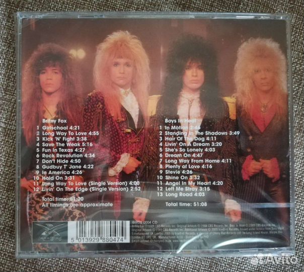 Britny Fox-Britny Fox/Boys In Heat 2CD