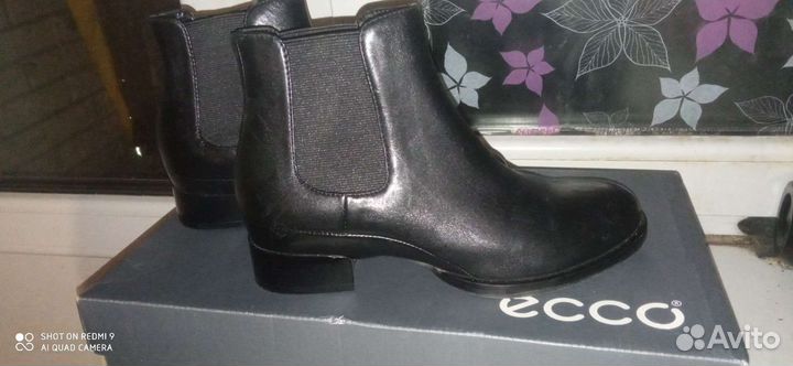 Ботинки женские, ecco, размер 35