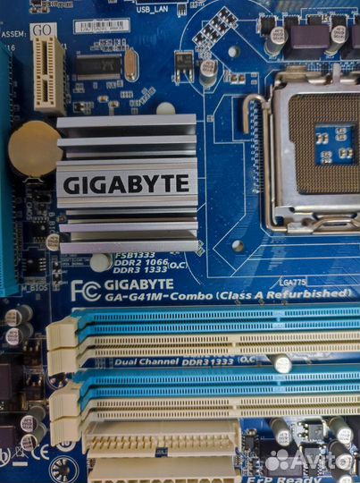 Материнская плата gigabyte GA-G41M-Combo LGA775