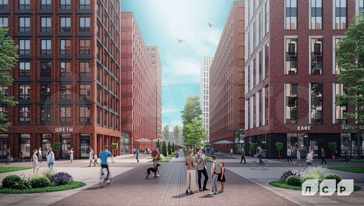 1-к. квартира, 41,6 м², 3/15 эт.