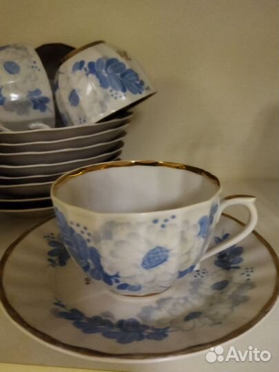 Чайный сервиз Вербилки СССР