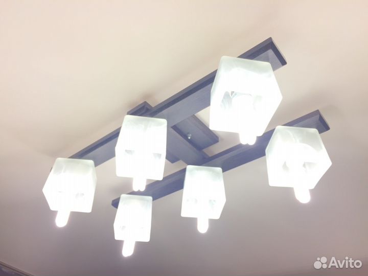 Люстра новая светильник z6 венге е27