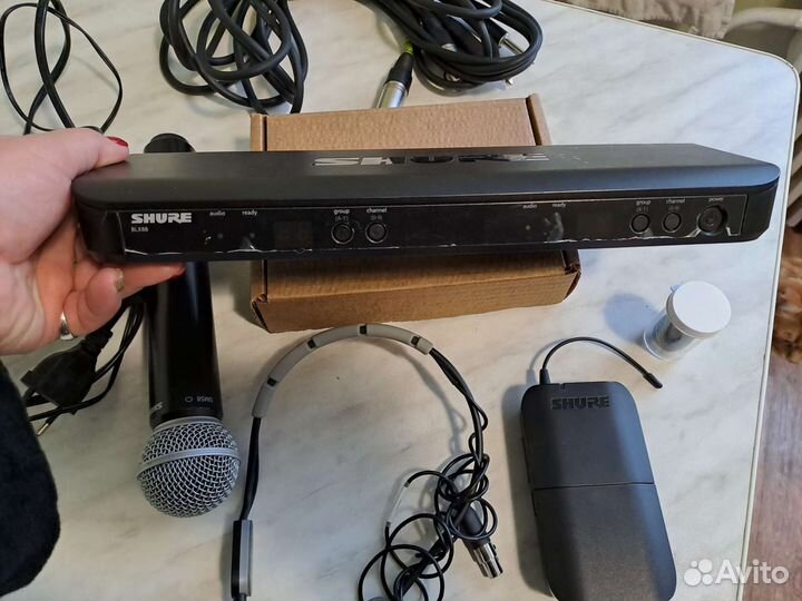 Радиосистема shure BLX88/SM58 с двумя микрофонами