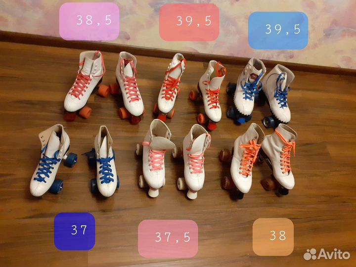 Ролики квады двурядные/четырехколесные квадры