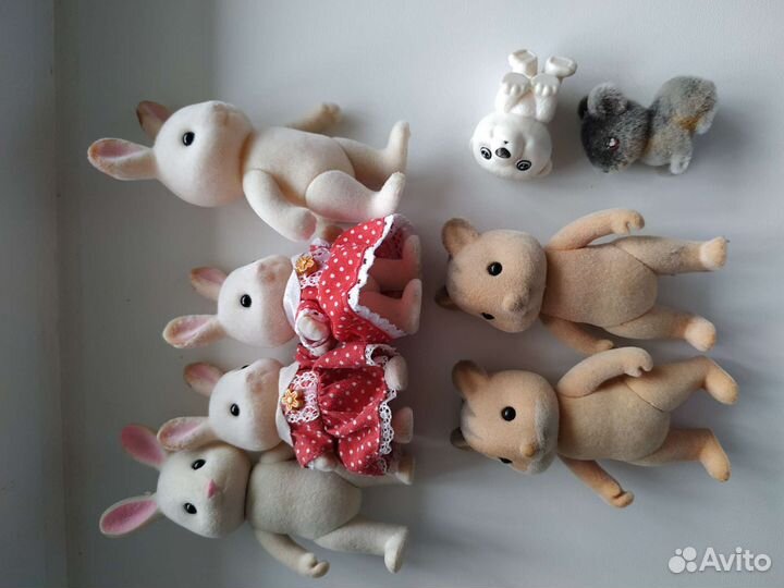 Sylvanian families запчасти, машинки, мебель,звери