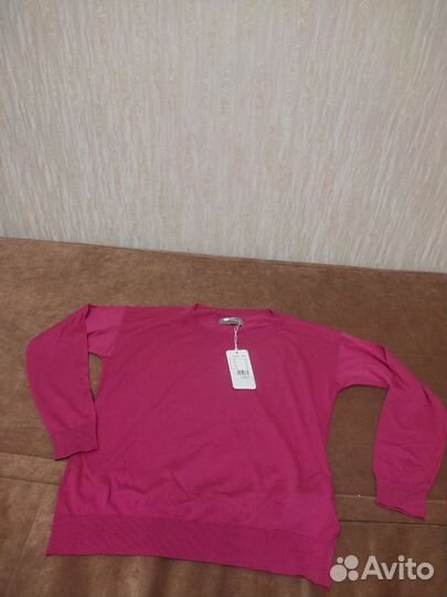 Джемпер из шелка и хлопка Falconeri XS