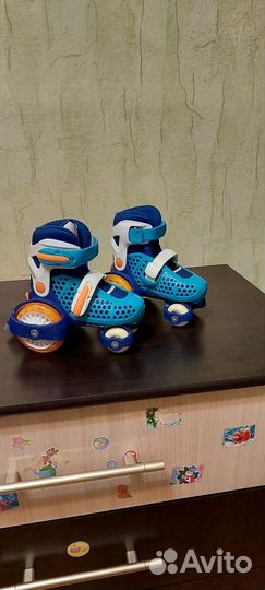 Роликовые коньки детские раздвижные