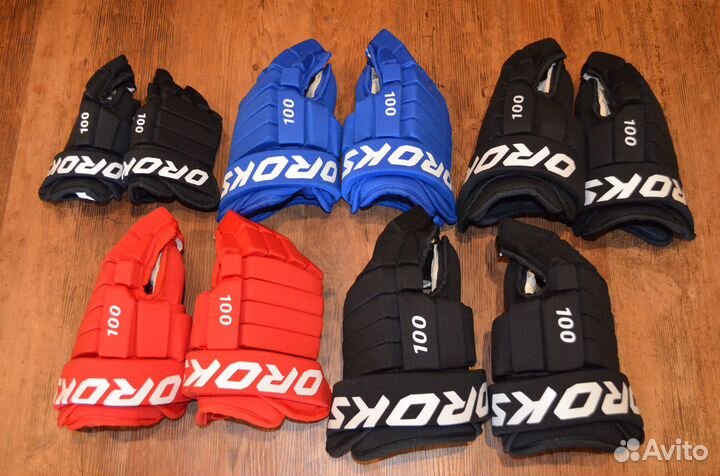 Перчатки хоккейные Oroks 100 Новые