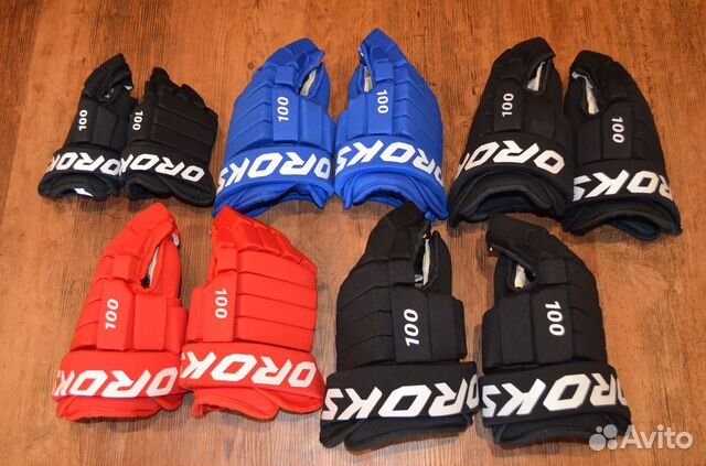 Перчатки хоккейные Oroks 100 Новые