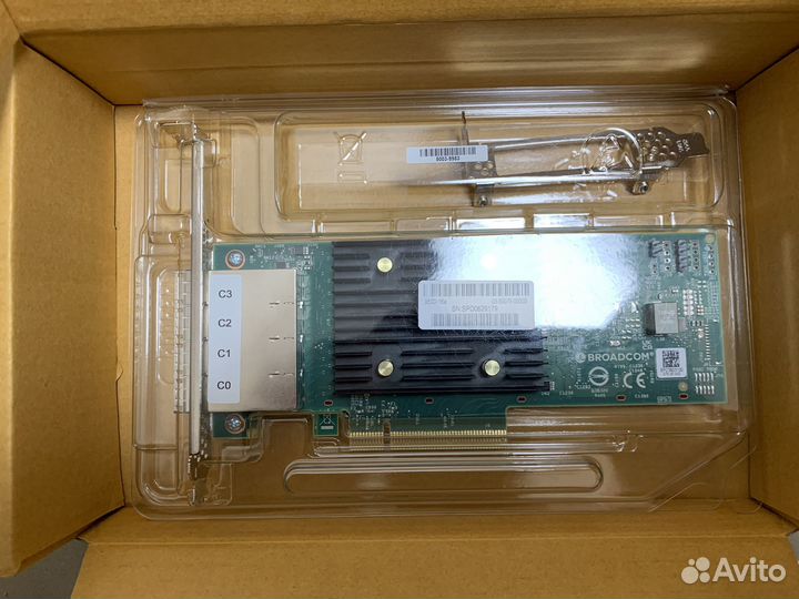 Контроллер LSI (broadcom) HBA 9500-16e SGL