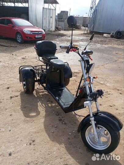 Трехколесный электроскутер Citycoco Trike GT X11