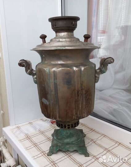 Царский Самовар Фонарь Медведев в Медалях 19 век