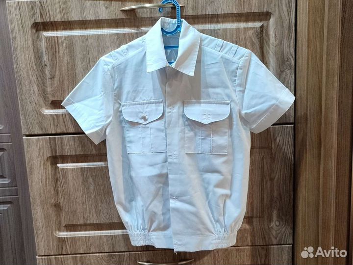 Рубашка парадная кадетская полицейская(3шт)