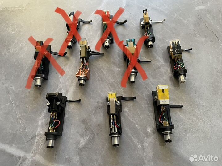 Картриджи для винила Звукоснимающие головки Шеллы