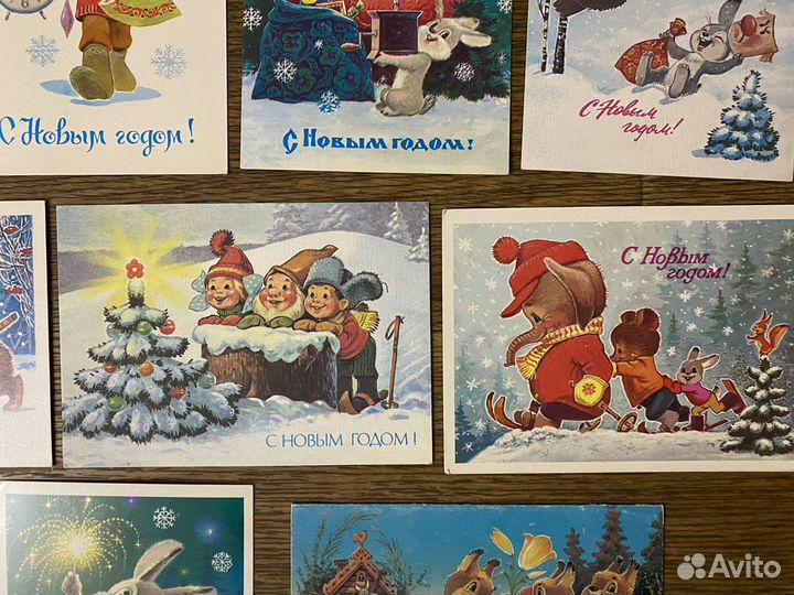 Открытки почтовые СССР В.Зарубин чистые