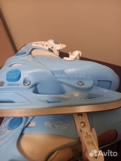 Коньки детские раздвижные 30 33