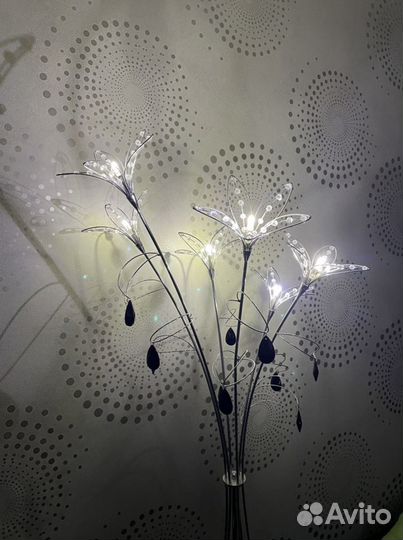 Торшер напольный, хрусталь