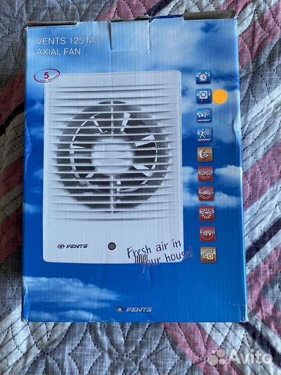 Вентилятор вытяжной новый