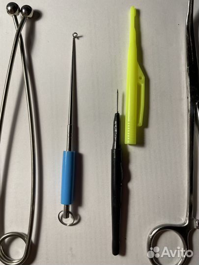 Зевник Экстрактор Корнцанг Ножницы для рыбалки