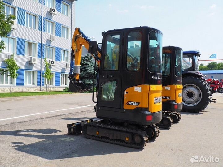 Мини-экскаватор Sany SY18C, 2023