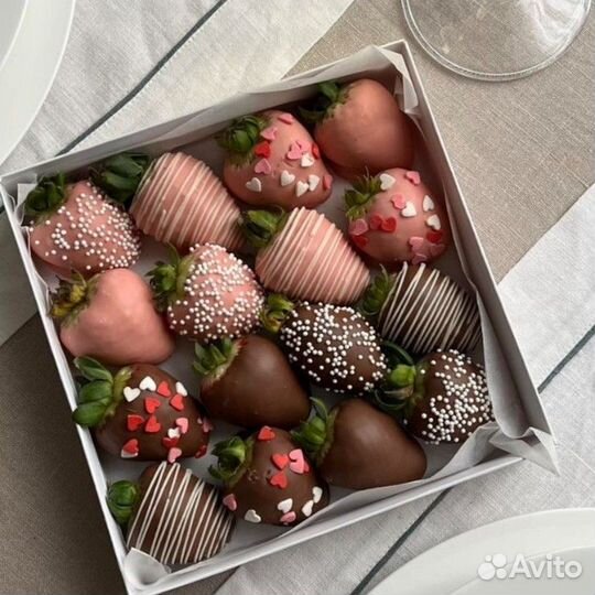 Клкбника в шоколаде с доставкой