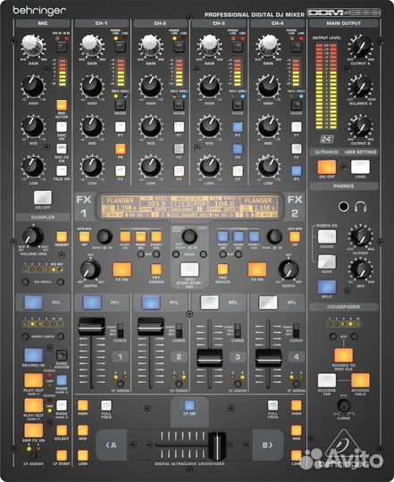 Behringer DDM 4000 digital PRO mixer, Цифровой DJ