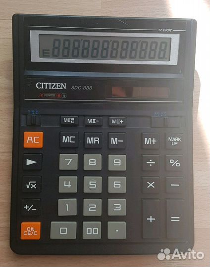 Калькулятор оригинальный Citizen SDC-888