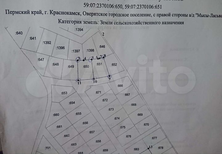 Участок 9,1 сот. (СНТ, ДНП)