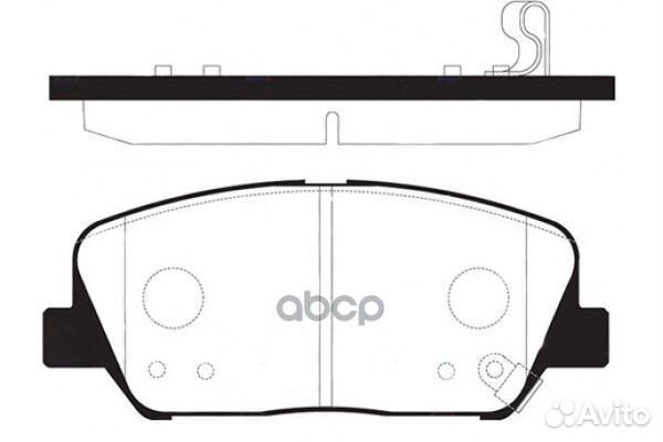 Колодки торм.дисковые Hi-Q hyundai KIA grandeu