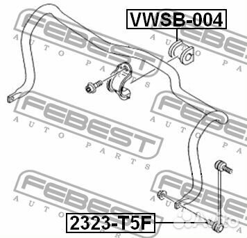 Втулка стабилизатора перед прав/лев