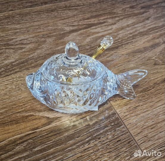 Икорница Рыбка с ложкой Lefard Muza