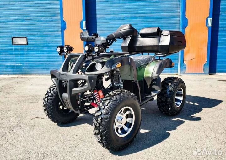 Квадроцикл Grizzly 250cc зеленый кмф