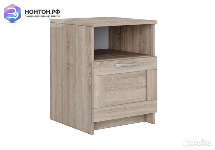 Тумба прикроватная Сириус дуб сонома 1 ящик