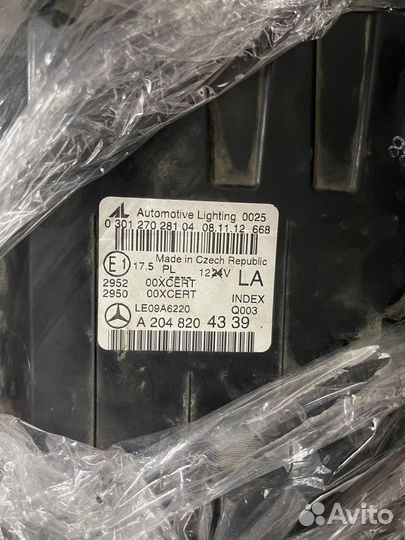 Фара MB w204 рестайлинг