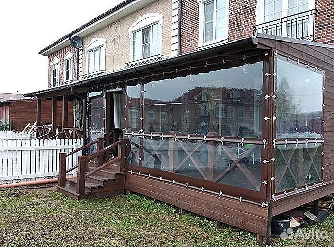 Мягкие окна для беседки, террасы, веранды под ключ