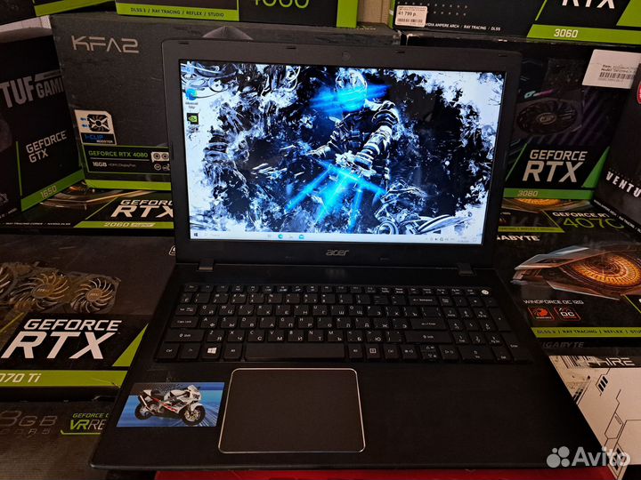 Средне игровой acer i3 6006u + 940mx + 6gb озу