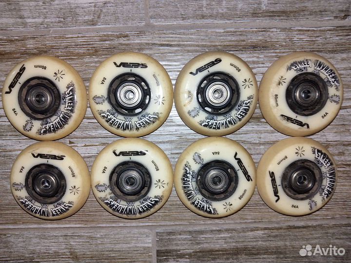 Колеса, подшипники, и шнурки для роликовых коньков