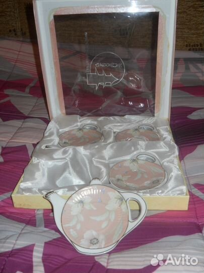 Новый набор для чайных пакетиков(фарфор)