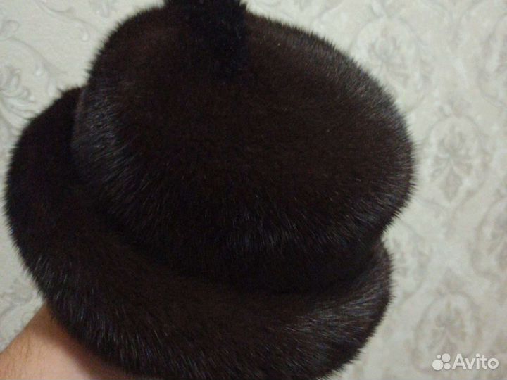 Шапка норковая новая женская