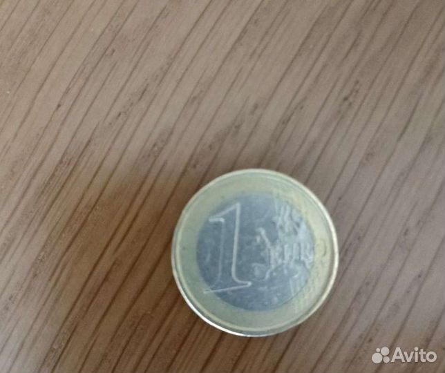 1 евро монета