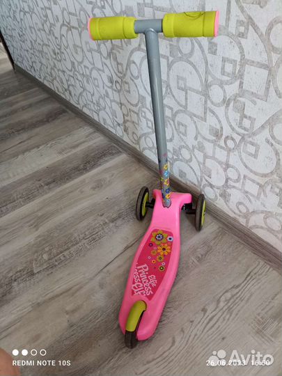 Самокат детский трехколесный бу