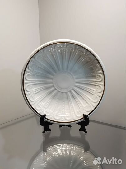 Тарелка зик конаково рельефный декор