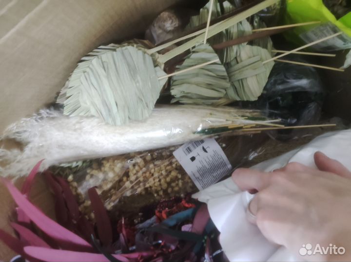 Коробка сухоцветов